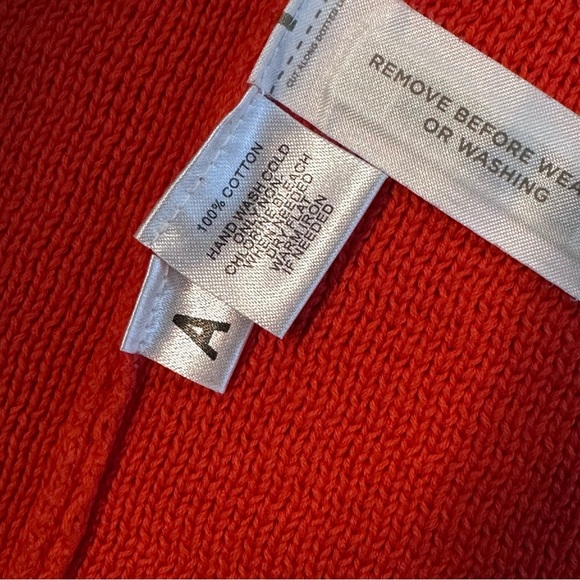 LOFT Women's Red Crew Neck Sweater - Picture 6 of 6